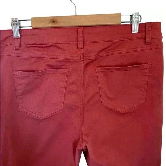 Artisan NY skinny coral colored pants, size 16 . - Picture 2 of 5